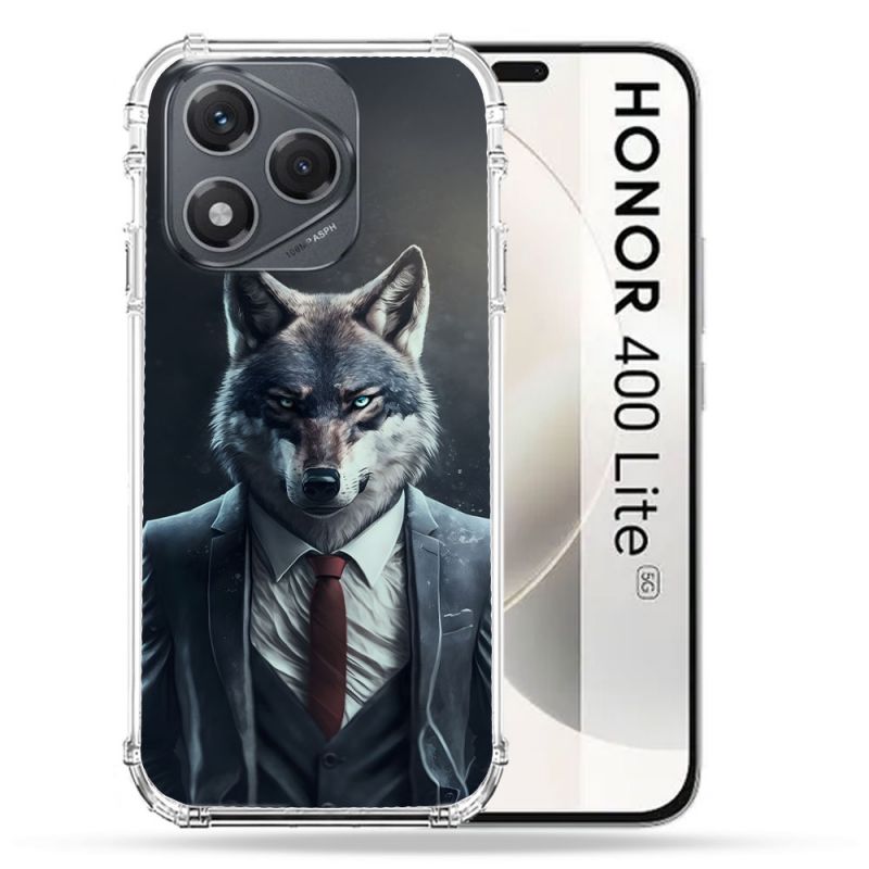 Coque Renforcée Pour Honor 400 Lite 5G Animal Loup Business