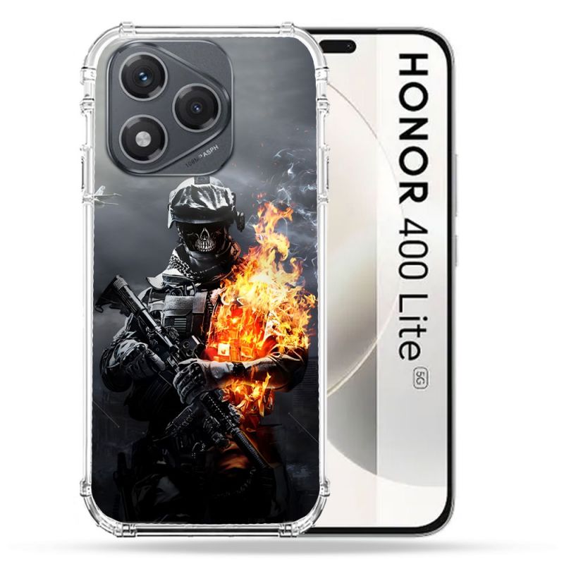 Coque Renforcée Pour Honor 400 Lite 5G Call Of Duty Squelette
