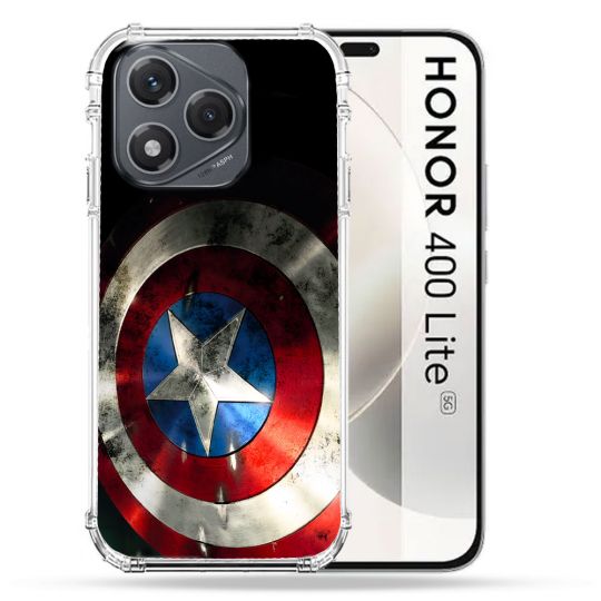 Coque Renforcée Pour Honor 400 Lite 5G Captain America Bouclier