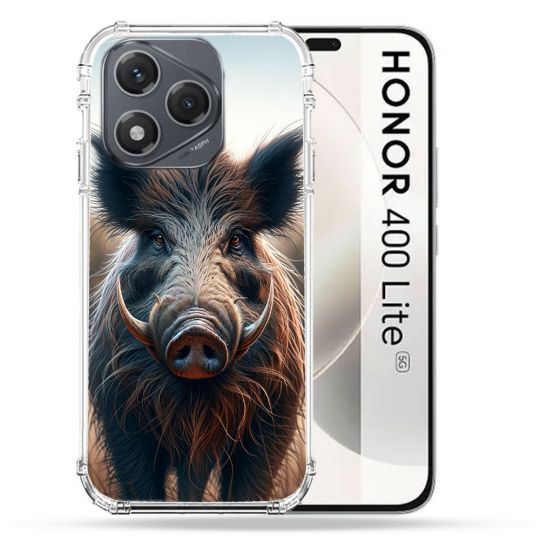 Coque Renforcée Pour Honor 400 Lite 5G Chasse Sanglier Attaque
