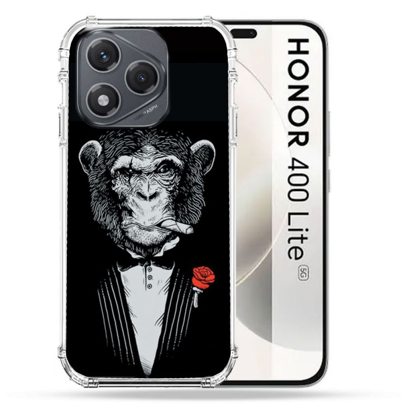 Coque Renforcée Pour Honor 400 Lite 5G Decale Singe Mafia