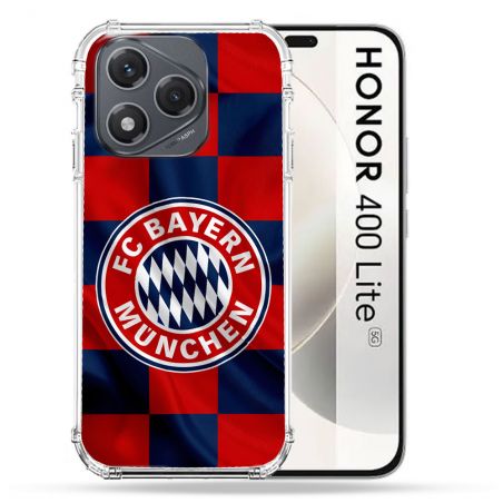 Coque Renforcée Pour Honor 400 Lite 5G Foot Bayern Munich Carreaux