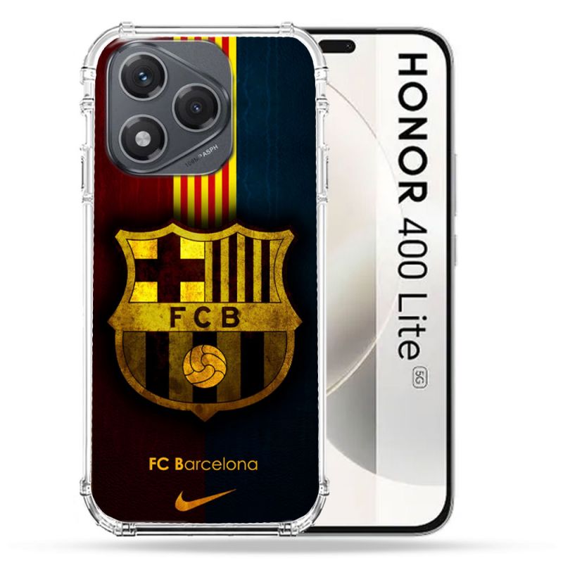 Coque Renforcée Pour Honor 400 Lite 5G Foot FC Barcelone Vintage