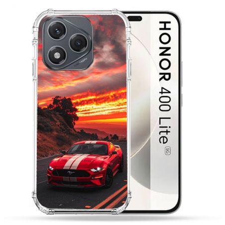 Coque Renforcée Pour Honor 400 Lite 5G Ford Mustang GT500 Rouge