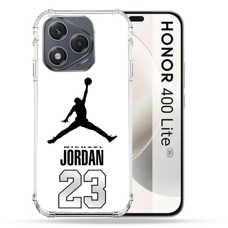 Coque Renforcée Pour Honor 400 Lite 5G Jordan 23 Blanc