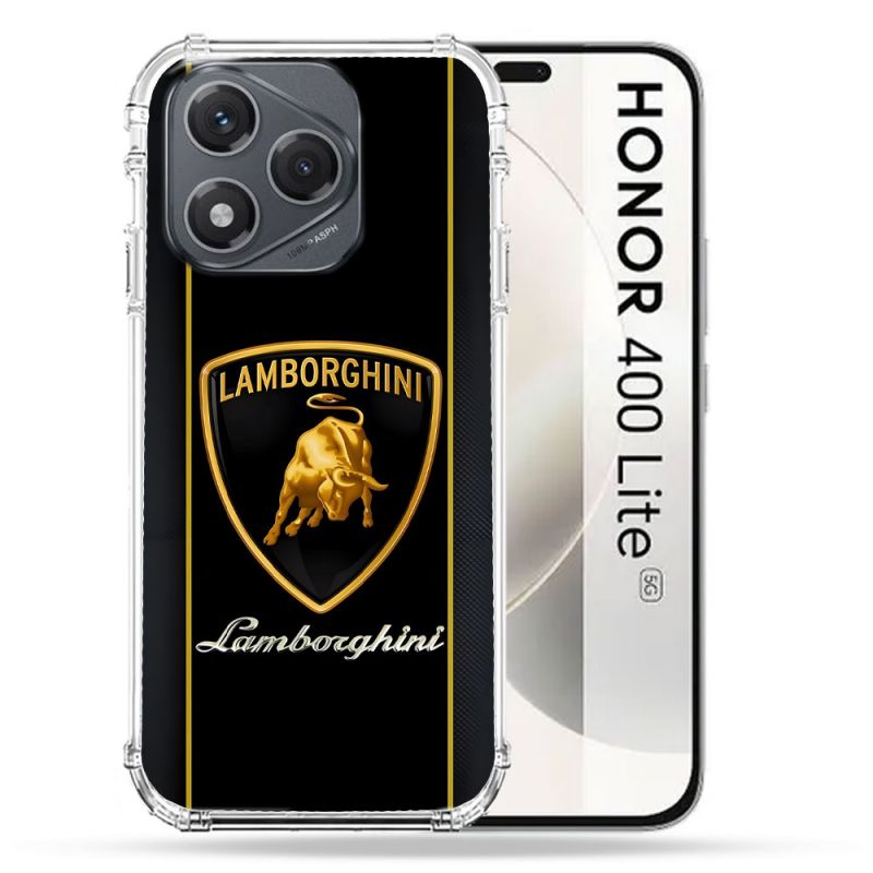 Coque Renforcée Pour Honor 400 Lite 5G Lamborghini Carbone