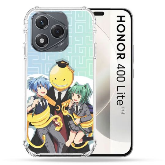 Coque Renforcée Pour Honor 400 Lite 5G Manga Assassination Classroom Kuro Trio