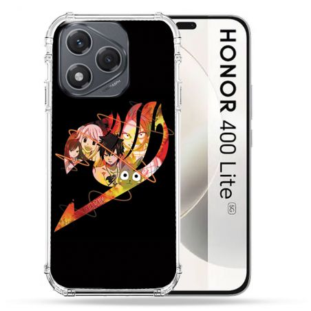 Coque Renforcée Pour Honor 400 Lite 5G Manga Fairy Tail Logo Noir