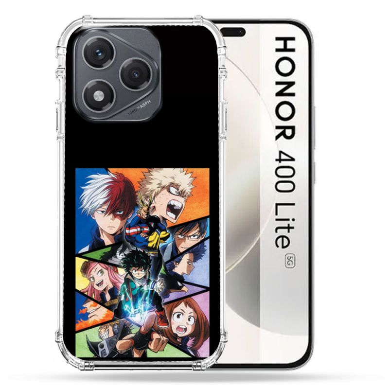 Coque Renforcée Pour Honor 400 Lite 5G Manga My Hero Academia Noir