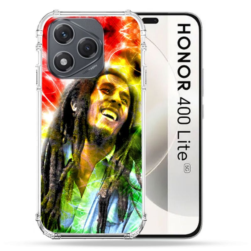 Coque Renforcée Pour Honor 400 Lite 5G Musique Bob Marley Color