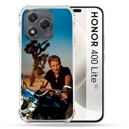Coque Renforcée Pour Honor 400 Lite 5G Musique Johnny Hallyday Moto