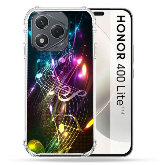 Coque Renforcée Pour Honor 400 Lite 5G Musique Partition Multicolore