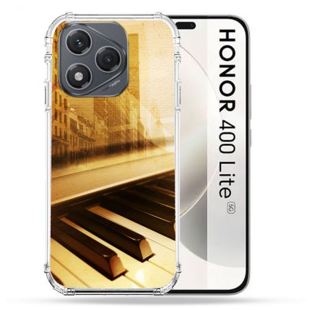 Coque Renforcée Pour Honor 400 Lite 5G Musique Piano Retro
