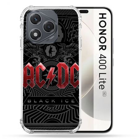 Coque Renforcée Pour Honor 400 Lite 5G Musique Rock ACDC Rouge