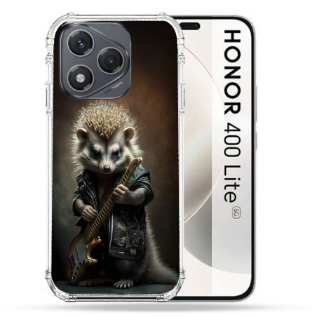 Coque Renforcée Pour Honor 400 Lite 5G Musique Rock Herisson