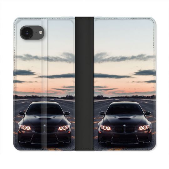 Housse Cuir Portefeuille Pour Iphone 16e BMW Serie