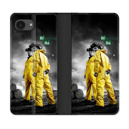 Housse Cuir Portefeuille Pour Iphone 16e Breaking Bad Affiche