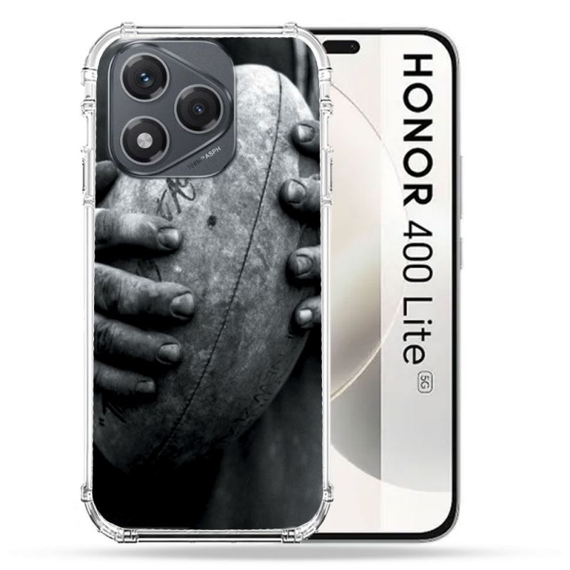 Coque Renforcée Pour Honor 400 Lite 5G Sport Rugby Ballon Vintage