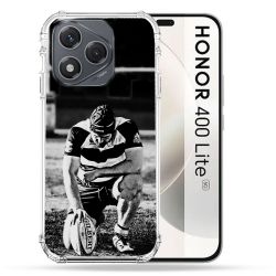 Coque Renforcée Pour Honor 400 Lite 5G Sport Rugby Noir Blanc