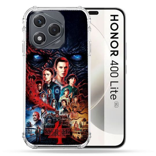 Coque Renforcée Pour Honor 400 Lite 5G Stranger Things Affiche 4