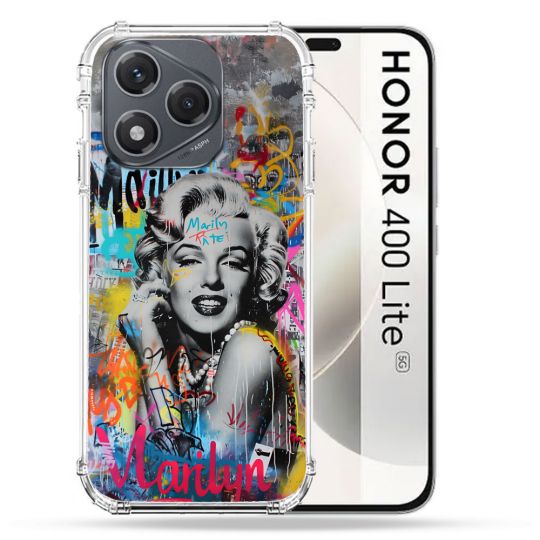 Coque Renforcée Pour Honor 400 Lite 5G Street Art Maryline Monroe