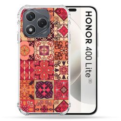 Coque Renforcée Pour Honor 400 Lite 5G Texture Carreau Ciment Rouge