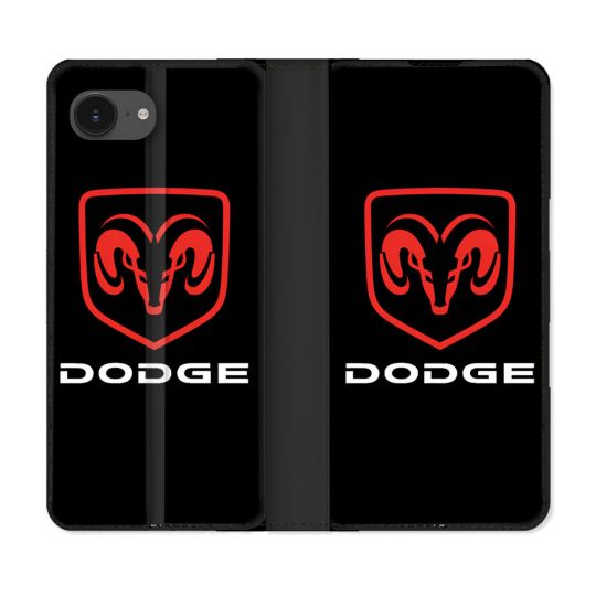 Housse Cuir Portefeuille Pour Iphone 16e Dodge