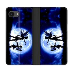 Housse Cuir Portefeuille Pour Iphone 16e Fantastique Fee Lune