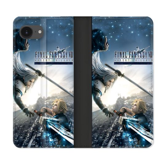 Housse Cuir Portefeuille Pour Iphone 16e Final Fantaisy