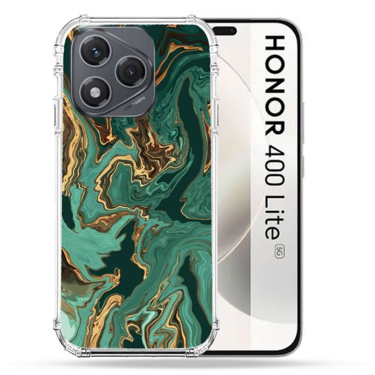 Coque Renforcée Pour Honor 400 Lite 5G Texture Marbre Vert