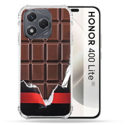 Coque Renforcée Pour Honor 400 Lite 5G Texture Trompe Oeil Chocolat