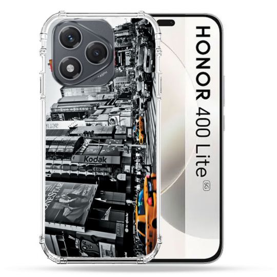 Coque Renforcée Pour Honor 400 Lite 5G Voyage Amerique USA New York Taxi