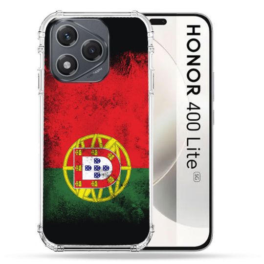 Coque Renforcée Pour Honor 400 Lite 5G Voyage Portugal Drapeau