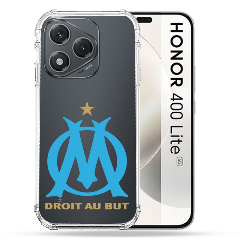 Coque Renforcée Transparente Pour Honor 400 Lite 5G Foot Olympique Marseille OM