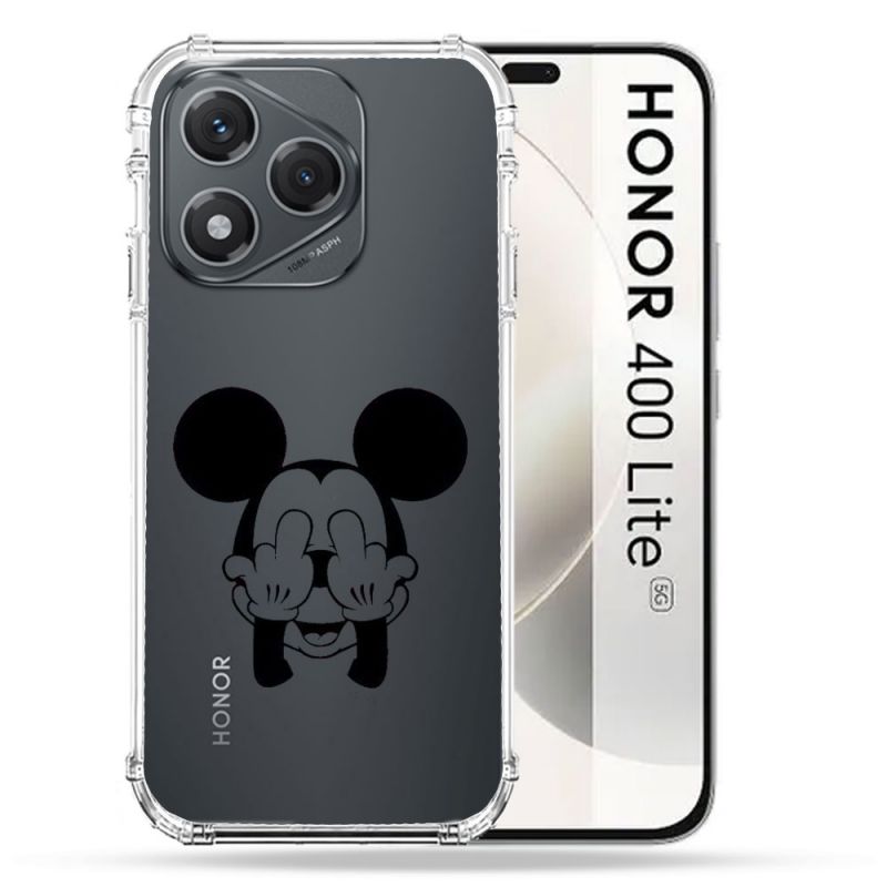 Coque Renforcée Transparente Pour Honor 400 Lite 5G Mickey doigt