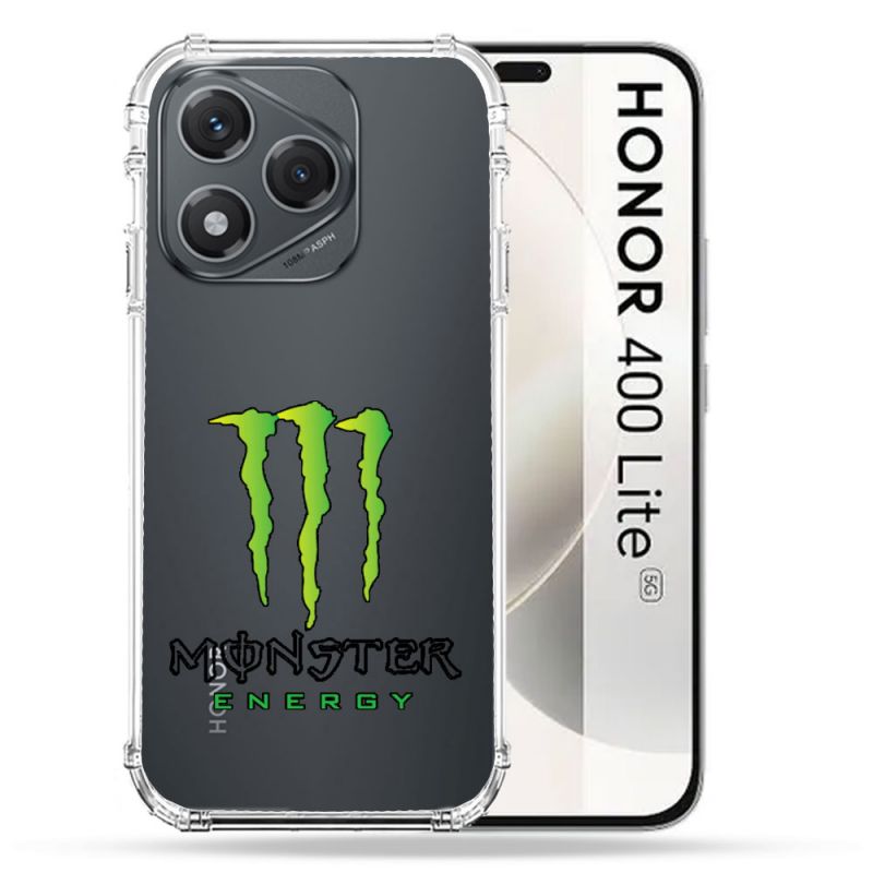 Coque Renforcée Transparente Pour Honor 400 Lite 5G Monster Energy