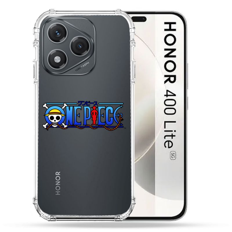 Coque Renforcée Transparente Pour Honor 400 Lite 5G One Piece Logo