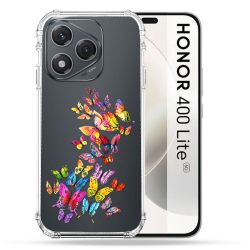 Coque Renforcée Transparente Pour Honor 400 Lite 5G Papillon Multicolore