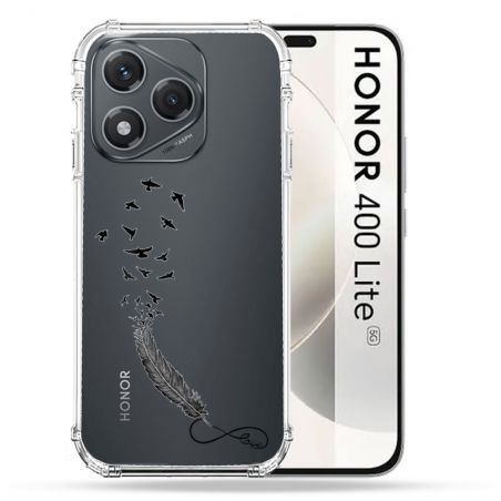 Coque Renforcée Transparente Pour Honor 400 Lite 5G Plume Infini