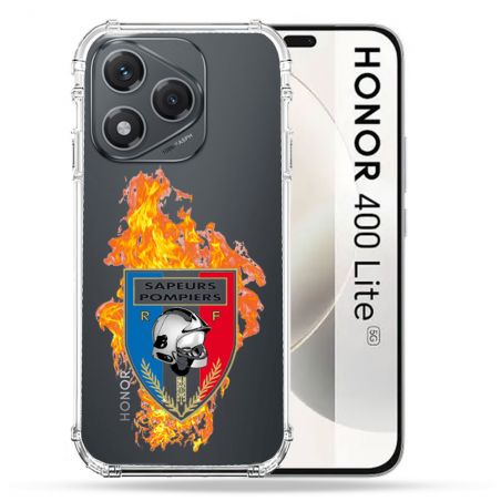 Coque Renforcée Transparente Pour Honor 400 Lite 5G Pompier Feu