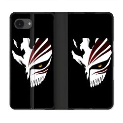 Housse Cuir Portefeuille Pour Iphone 16e Manga Bleach Masque