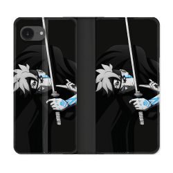 Housse Cuir Portefeuille Pour Iphone 16e Manga Boruto Epée