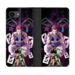 Housse Cuir Portefeuille Pour Iphone 16e Manga Hunter X Hunter Hisoka