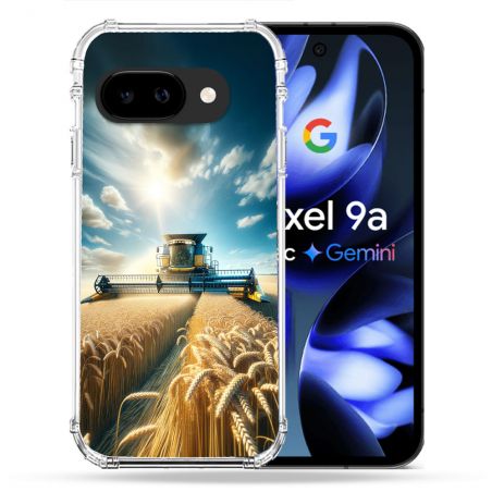 Coque Renforcée Pour Google Pixel 9A Agriculture Moissonneuse Blé