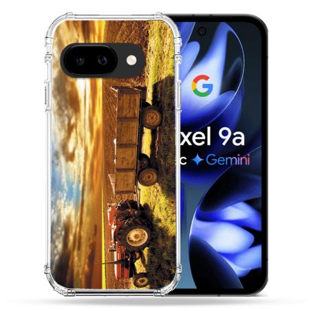 Coque Renforcée Pour Google Pixel 9A Agriculture Tracteur Color