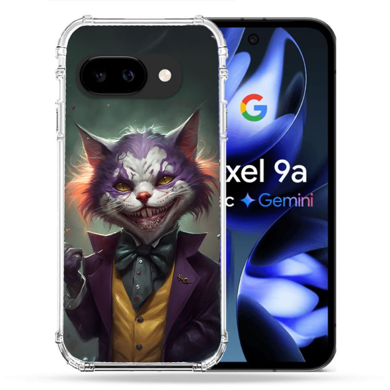 Coque Renforcée Pour Google Pixel 9A Animal Chat Joker