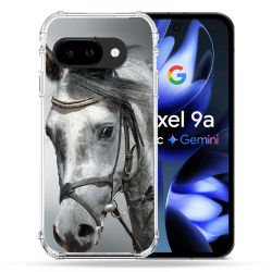 Coque Renforcée Pour Google Pixel 9A Animal Cheval Blanc