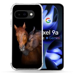Coque Renforcée Pour Google Pixel 9A Animal Cheval Marron