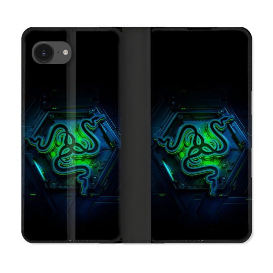Housse Cuir Portefeuille Pour Iphone 16e Razer