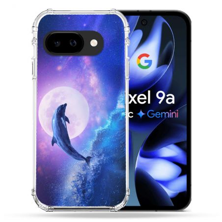 Coque Renforcée Pour Google Pixel 9A Animal Dauphin Vague